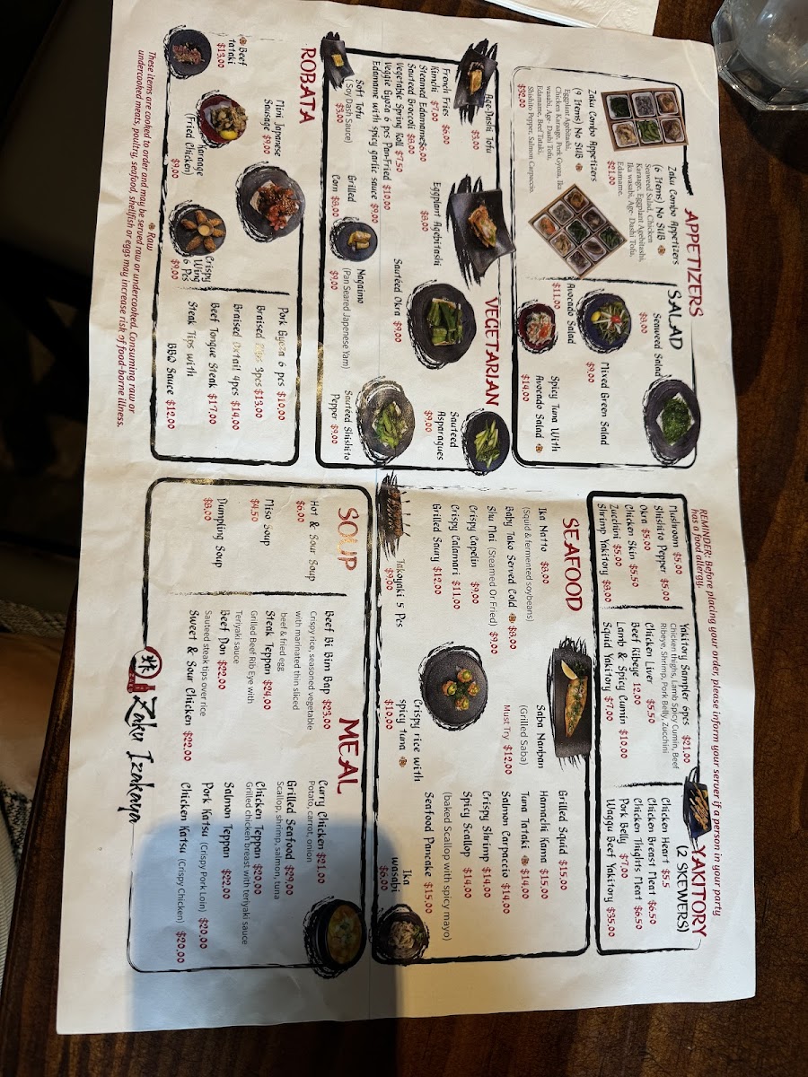 Menu Shun's Kitchen-1