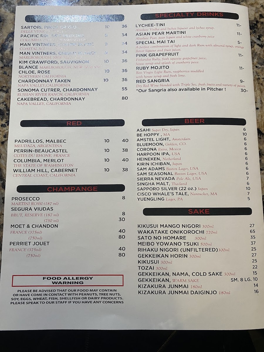 Menu Shun's Kitchen-2