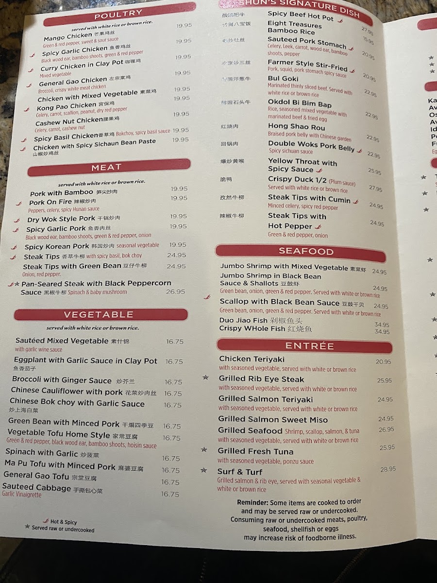 Menu Shun's Kitchen-9